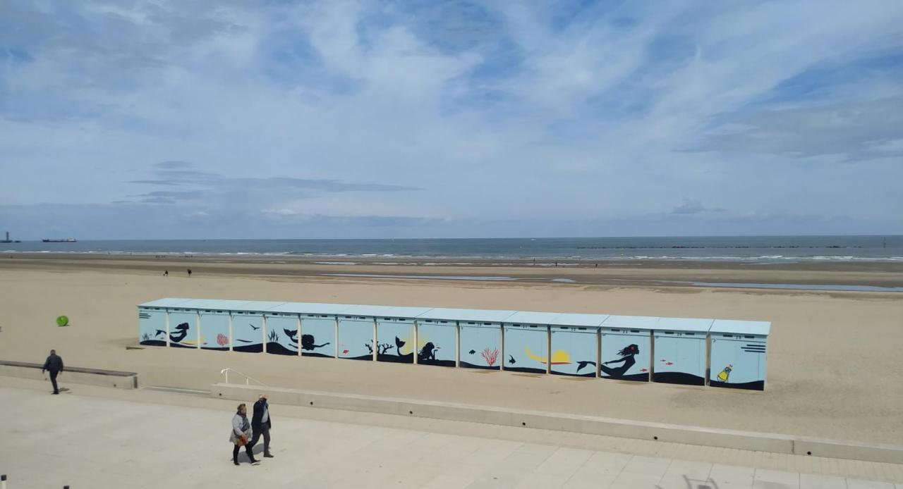 Magnifique Vue Mer Pour Ce T2 Totalement Renove Classe Meuble De Tourisme 3 Etoiles Dunkirk Exteriér fotografie
